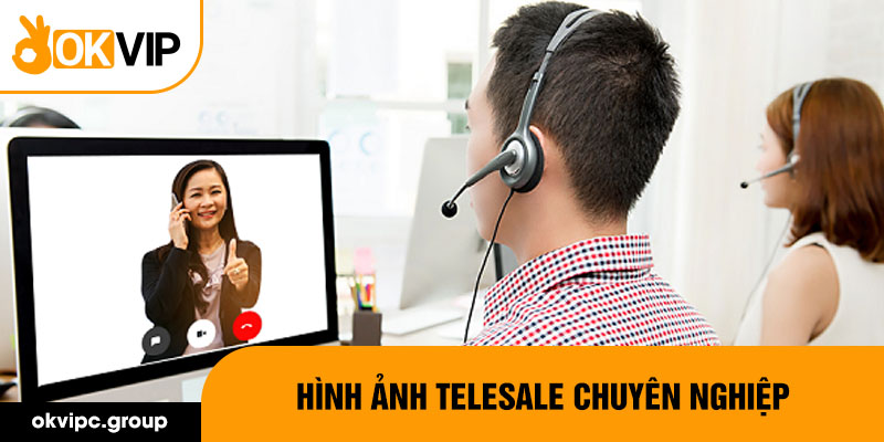 Hình ảnh telesale chuyên nghiệp