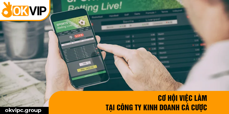 Cơ hội việc làm tại công ty kinh doanh cá cược